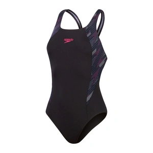 Speedo Maillot de bain 1 pièce femme Hyper Boom Splice noir 30 pas cher