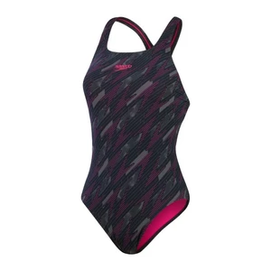 Speedo - Women's Hyperboom Allover Medalist - Maillot de bain taille 36, bleu pas cher
