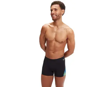 Maillot De Bain Homme Piscine Speedo Eco Allovover Digi V-Cut Aquashort - Maillot De Bain Natation Maillot De Bain Piscine Homme