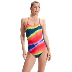 Speedo Maillot De Bain Allover Fixed Crossback pas cher