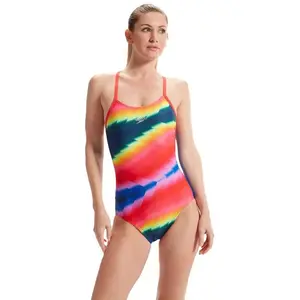 Speedo Maillot De Bain Allover Fixed Crossback pas cher