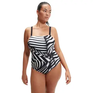 Speedo Maillot De Bain Shaping Square Neck PrintedVendu paramazon