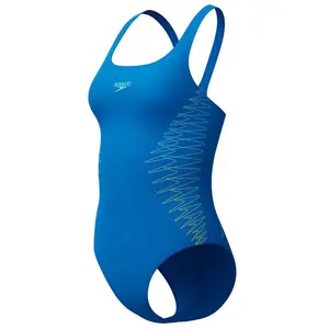 Speedo Maillot De Bain Placement Muscleback UK 34 pas cher
