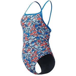Speedo Maillot De Bain Fl Printed Web Back 28 pas cher