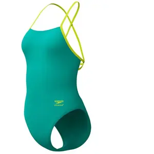 Speedo Maillot De Bain Fl Solid Tie Back UK 34 pas cher