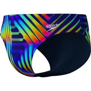 Speedo Slip De Bain Allover Digital 8cm UK 28 pas cher