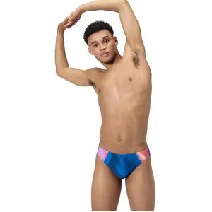 Speedo Print Beachstar Brief 2" Slip de Bain pour Homme, Zaffre Blue, 38 pas cher