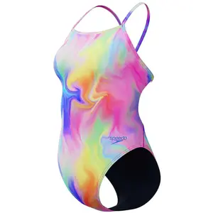 Speedo Maillot De Bain Printed V-back 26 pas cher
