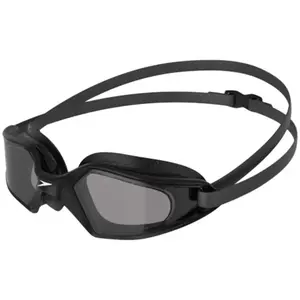 SPEEDO GOGGLES HYDROPULSE ADULT-DEEP BLACK-WHITE-SMOKE pas cher