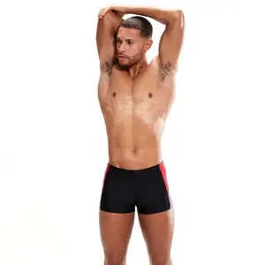 Speedo Dive I Aquashort Homme, Noir/Fed Rouge/Dove Gris, XXS pas cher