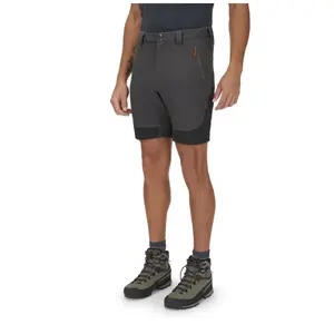 Comparateur de prix : Rab Torque Mountain Shorts - Short randonnée homme Graphene / Anthracite UK 34 - Entrejambe 10"