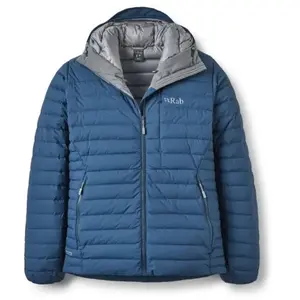 Comparateur de prix : Rab - Microlight Windstopper Hoody - Doudoune homme Tempest Blue - M