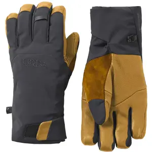 Rab - Guide GTX Gloves - Gants ski de randonnée Black / Tan - M pas cher