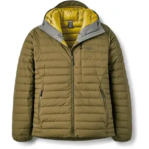 Comparateur de prix : Rab - Microlight Windstopper Hoody - Doudoune homme Oak - S