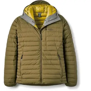Comparateur de prix : Rab - Microlight Windstopper Hoody - Doudoune homme Oak - XL