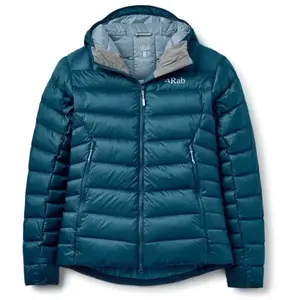 Comparateur de prix : Rab - Electron Pro Hoody - Doudoune femme Tempest Blue - L