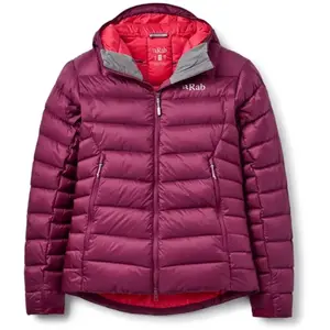 Doudoune RAB Electron Pro Hoody Wmns (Mulberry) Femme pas cher