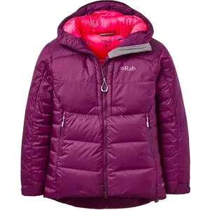 Doudoune RAB Positron Pro Hoody Wmns (Mulberry) Femme pas cher