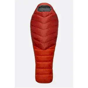 Rab Alpine 600 - Sac de couchage Red Clay Long - Ouverture gauche pas cher