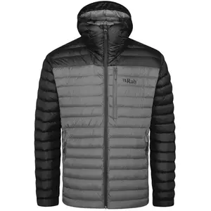Rab Microlight Alpine Jacket - Doudoune homme Black / Graphene XS pas cher
