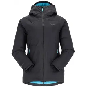 Comparateur de prix : Rab Valiance Jacket - Doudoune femme Black / Aquamarine S
