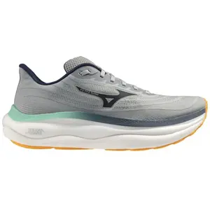Chaussures Mizuno Wave Sky 9 gris bleu jaune - 40 pas cher