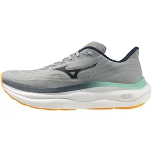 Chaussures Mizuno Wave Sky 9 gris bleu jaune - 43 pas cher