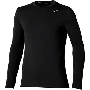 Mizuno - Core Impulse Long Sleeve Tee - T-shirt homme Black - XL pas cher