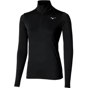 Mizuno Core Impulse Half Zip Maillot De Course Femmes - Noir, Taille S pas cher