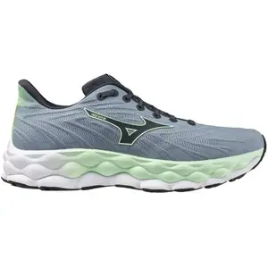 Chaussures Mizuno Wave Sky 8 bleu gris vert d'eau - 42 pas cher