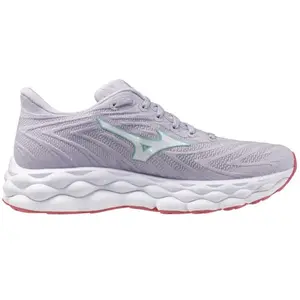 Mizuno Wave Sky 8 - Chaussures running femme Thistle / White / Camellia Rose 40 pas cher
