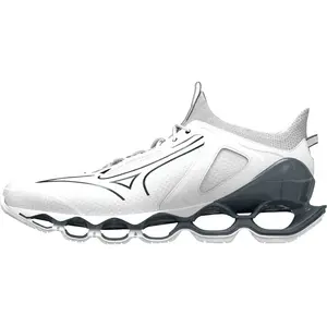 Chaussures Mizuno Wave Prophecy 14 blanc noir - 42 pas cher