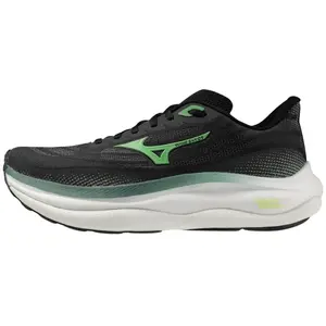 Chaussures Mizuno Wave Sky 9 noir vert blanc - 40.5 pas cher