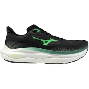 Chaussures Mizuno Wave Sky 9 Noir Vert SS26, Taille 46 - EUR pas cher