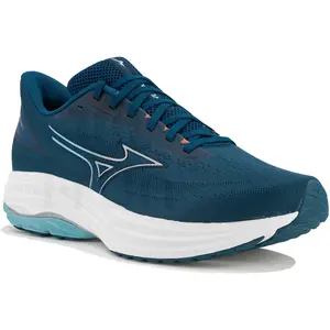 Chaussures Mizuno Wave Ultima 17 bleu nuit blanc - 45 pas cher