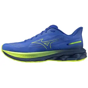 Baskets Mizuno Wave Skyrise 7 bleu jaune - 40 pas cher