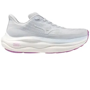 Chaussures Mizuno Wave Sky 9 gris lilas femme - 38.5 pas cher