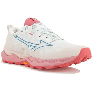 Mizuno Wave Daichi 9 Chaussure trail Femmes-rosé, bleu, Taille 38,5 pas cher