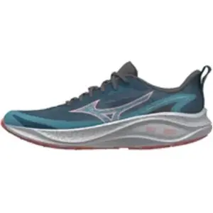 Baskets Mizuno Neo Lumina bleu blanc orange femme - 40 pas cher
