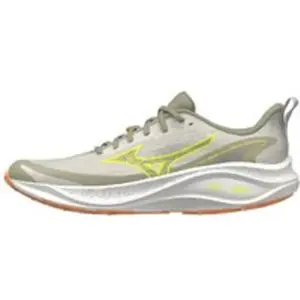 Baskets Mizuno Neo Lumina blanc vert orange femme - 39 pas cher
