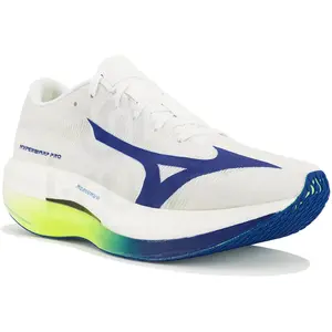 Baskets Mizuno Hyperwarp Pro blanc jaune vert - 44.5 pas cher