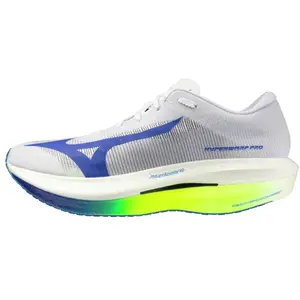 Baskets Mizuno Hyperwarp Pro blanc jaune vert - 48.5 pas cher