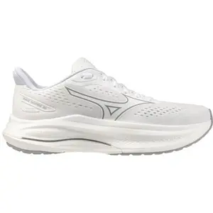 Mizuno - Wave Inspire 22 - Chaussures running femme White / White / Ha... pas cher