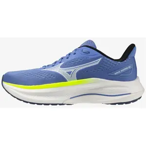 Chaussures Mizuno Wave Inspire 22 bleu blanc jaune femme - 38.5 pas cher