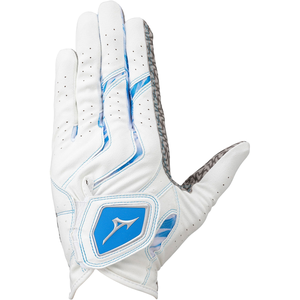 Mizuno Gant Double Grip, blanc/bleu pas cher
