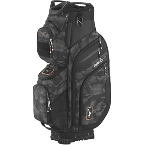 Mizuno BR-D4 25 Black Camo/Copper Sac de chariot de golfVendu parall4golf