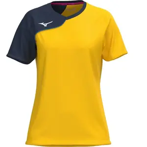 Mizuno Maillot femme Team Trad Soukyu jaune MVendu parfoot-store