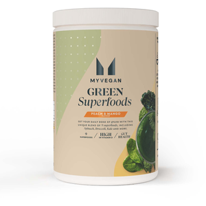Myvegan Green Superfoods - 50portions - Peach & MangoVendu parmyprotein