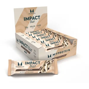 MyProtein Barre protéinée Impact - 12 x 64g - Cookies et crèmeVendu parmyprotein