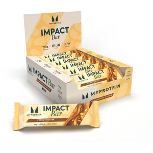MyProtein Barre protéinée Impact - 12 x 64g - Beurre d'arachidesVendu parmyprotein